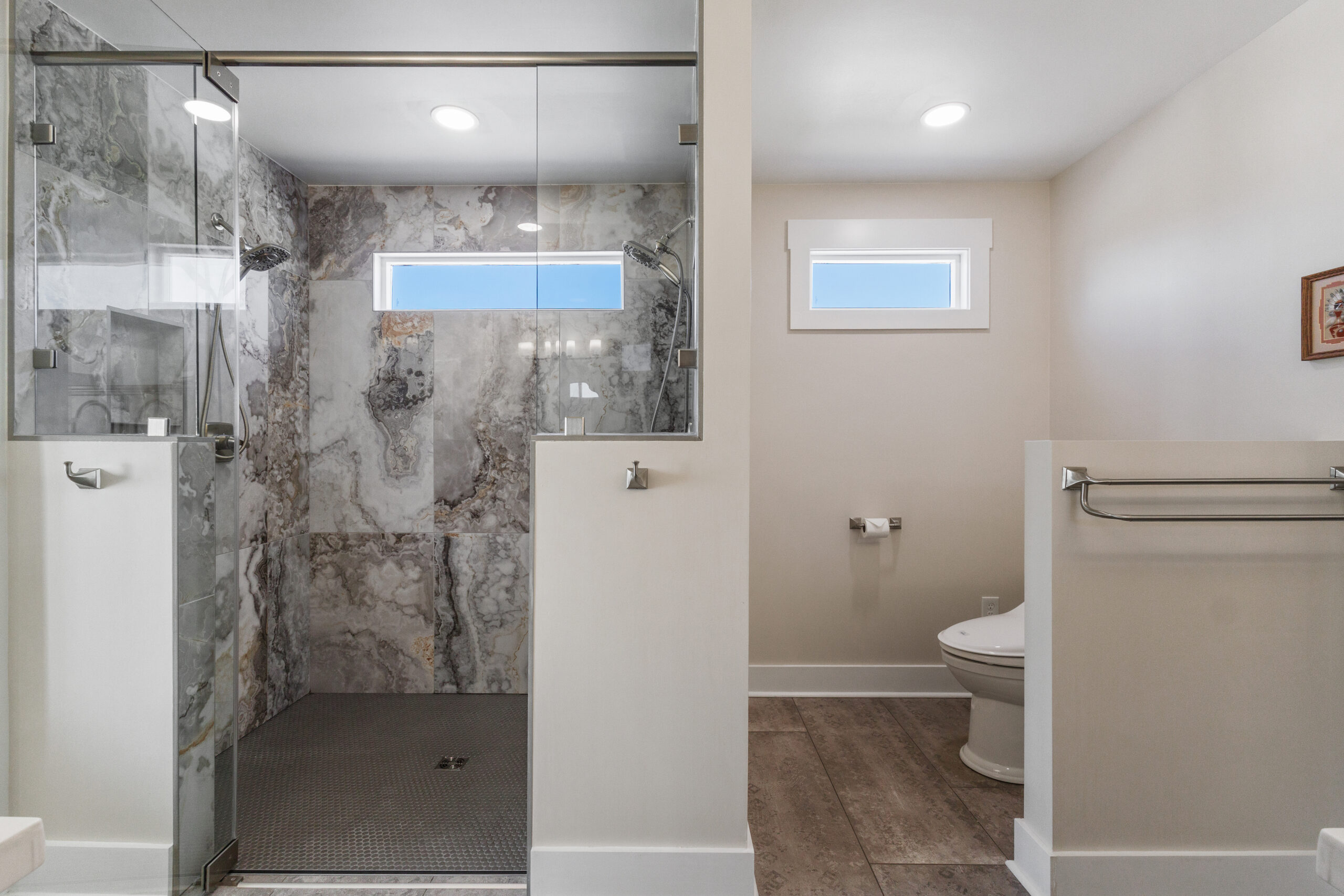 Custom bathroom remodel by Lazenby and Co Renovations in Columbia TN