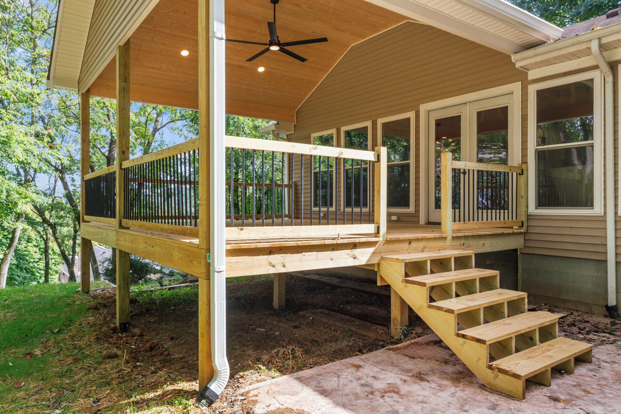 Deck renovation project by Lazenby and Co Renovations in Franklin TN